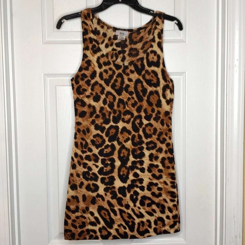 Cheetah Mini Dress
